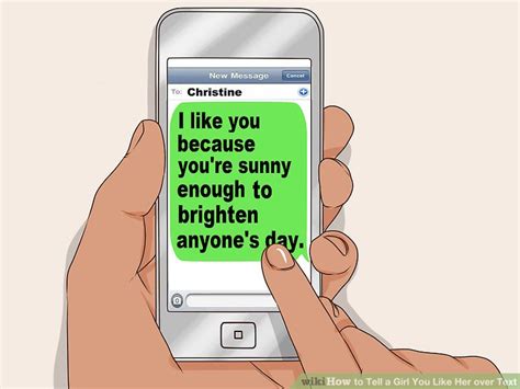 How To Tell A Girl You Like Her Over Text With Pictures