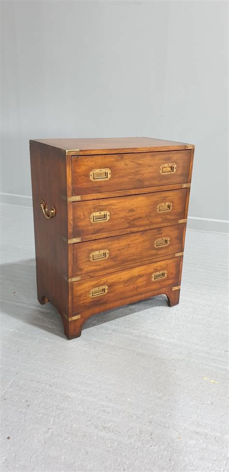 Mahogany Campaign Chest Of Drawers Antiques Atlas