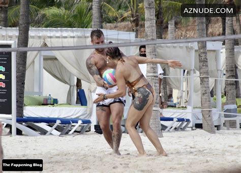 Cara Maria Sorbello Sexy Seen Playing Volleyball At The Beach In Mexico Aznude