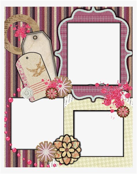 Sweetly Scrapped Free Scrapbook Layout Template Scrapbooking Free
