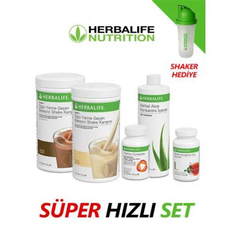 Start Life Zayıflama çayı Fiyatı - Herbalife Süper Full Set. ( 2 Shake+Çay+Aloe+Thermo+Shaker ) Fiyatları