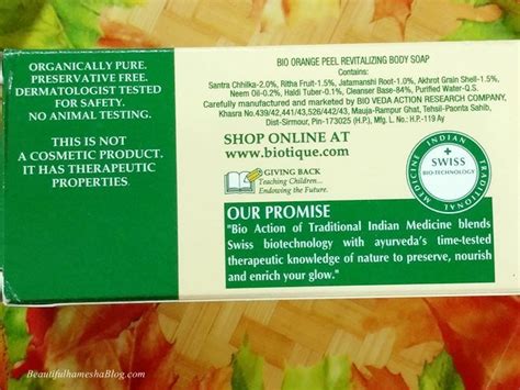 Biotique Bio Orange Peel Revitalizing Body Soap Review