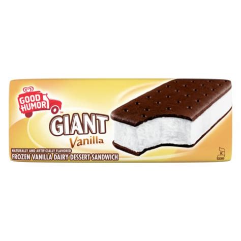 Good Humor Giant Vanilla Ice Cream Sandwich 1 Ct Frys Food Stores
