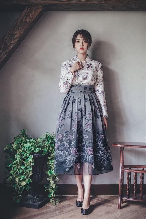 Modern Hanbok Jeogori Skirt Handmade Korea Daily Hanbok Etsy