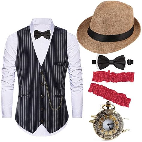 1920s Mens Costumes Gatsby Gangster Peaky Blinders Mobster Mafia