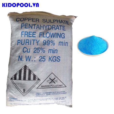 Hóa Chất Đồng Sunfat Copper Sulfate 245 Pentahydrate Cuso45h2o