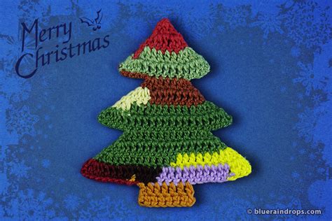 Simple Crochet Christmas Tree Blueraindrops Arts And Crafts