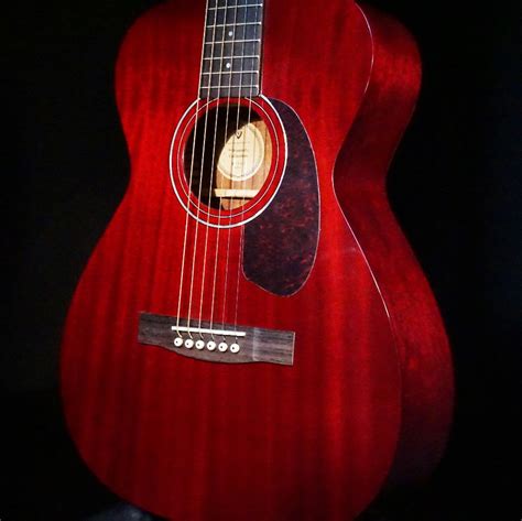 Guild M 120 Cherry Red Acoustic Guitar Wcase Westerly Edition