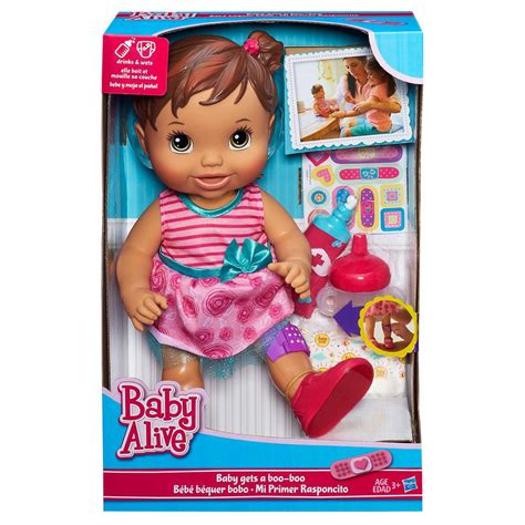 Baby Alive Baby Gets A Boo Boo Doll Brunette Amazonsg Toys