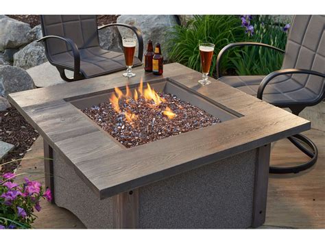 The 30 square marbled tile wood burning fire pit with 20 fire bowl has a simple finish that is attractive to match any outdoor living space décor. Outdoor GreatRoom Pine Ridge Square Fire Pit Table with ...