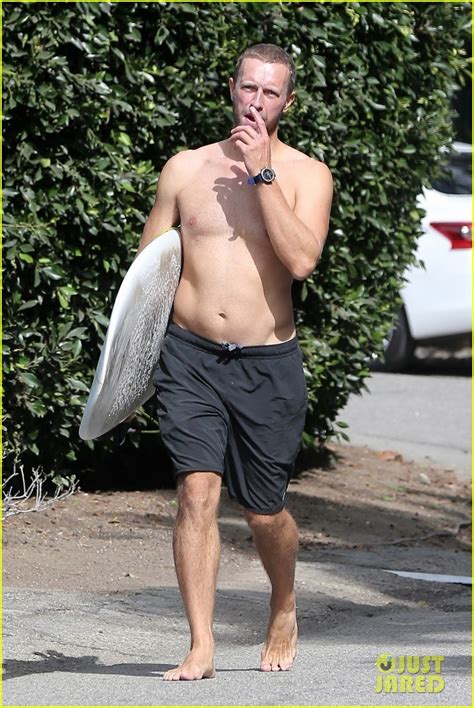 Chris Martin Goes Shirtless While Surfing In Malibu Photo 4161486