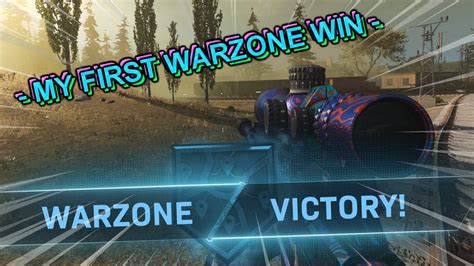It Finally Happened My First Warzone Win Youtube