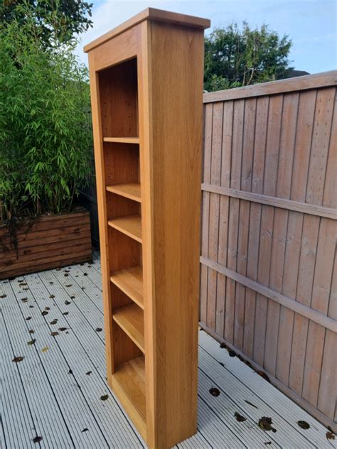 Pinetum Quercus Solid Oak Bookcase In Very Good Used Condition With Ad