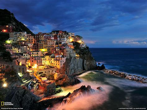 Hd Wallpaper Italy Landscape City House Building Colorful Water