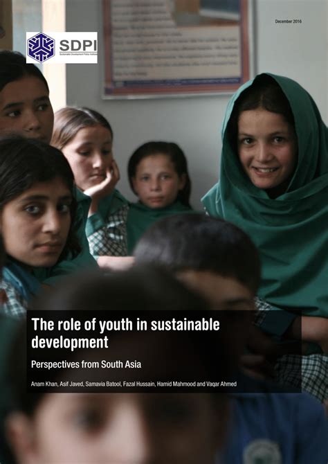 PDF The Role Of Youth In Sustainable Development Perspective From South Asia