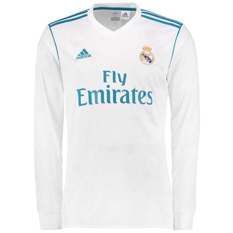New 2019 20 football kits real madrid manchester united. Men's adidas White Real Madrid 2017/18 Home Replica Blank Long Sleeve Jersey | Real Madrid ...