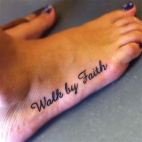 Walk By Faith Tattoo 2 Corinthians 57 For We Walk By Faith Not