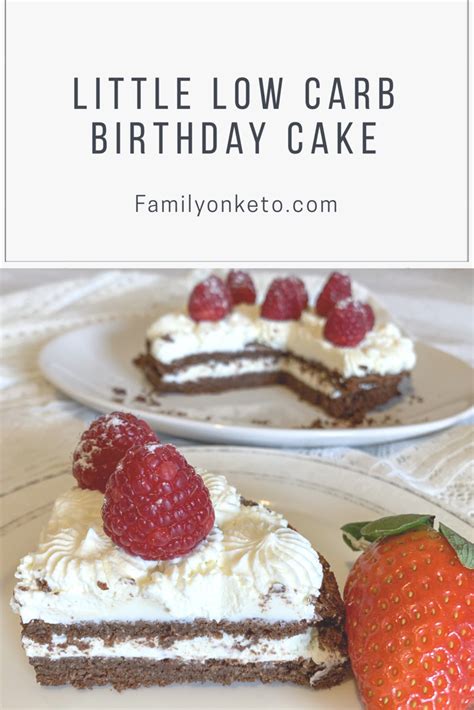 It's easy to make with just 10 ingredients. Little low carb birthday cake for a small celebration ...