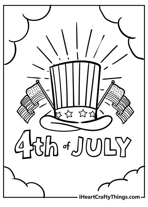 4th Of July Printable Coloring Pages Home Interior Design