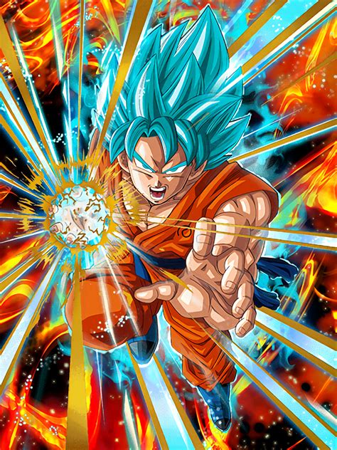 A God Evolved Super Saiyan God Ss Goku Dbz Dokkan Battle