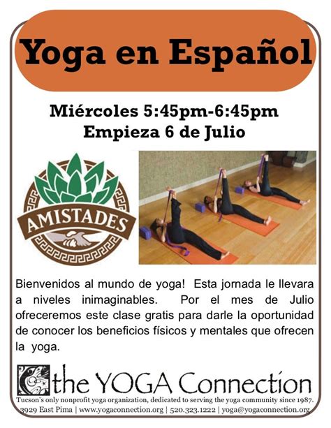Yoga En Español At The Yoga Connection