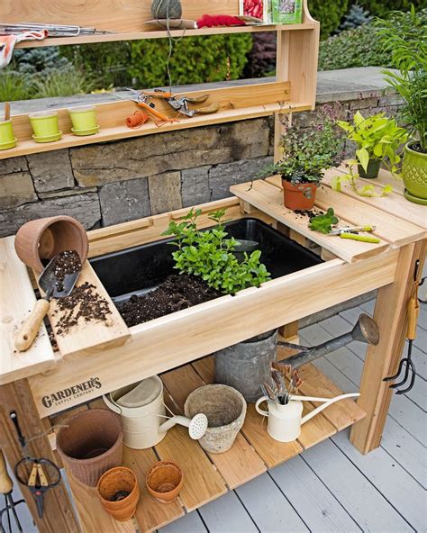 When you are having a plan to remodel your house, here, there will be many ways that you can use, anyway. 231 best POTTING BENCH IDEAS images on Pinterest ...