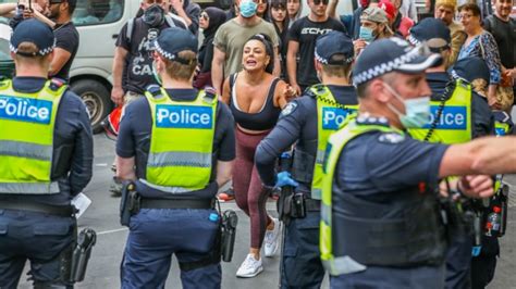 Melbourne Anti Lockdown Protest Six Police Officers Hospitalised 12 Million In Fines Issued