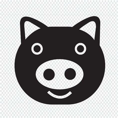Pig Icon Symbol Sign 649392 Vector Art At Vecteezy