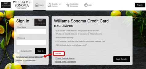 Gift cards and egift cards may be used at stores in the united states, by phone or online with west elm®, pottery barn®, pottery barn kids®. Williams-Sonoma Credit Card Login | Make a Payment - CreditSpot