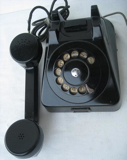 Toko Antiek Retro Old Vintage Black Telephone Hungary Budavox