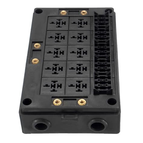 18 Way Fuse Relay Box Holder Block Circuit Protector Terminals