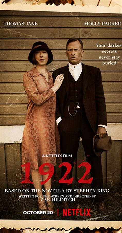 1922 (2017) cast and crew credits, including actors, actresses, directors, writers and more. 1922 (2017) - IMDb