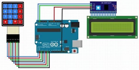 Arduino Uno Calculator Using 4x4 Keypad And I2c Lcd A