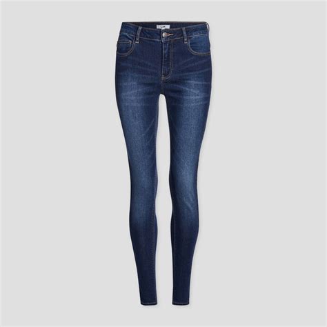 Jeans Skinny Taille Basse Denim Brut Femme La Halle