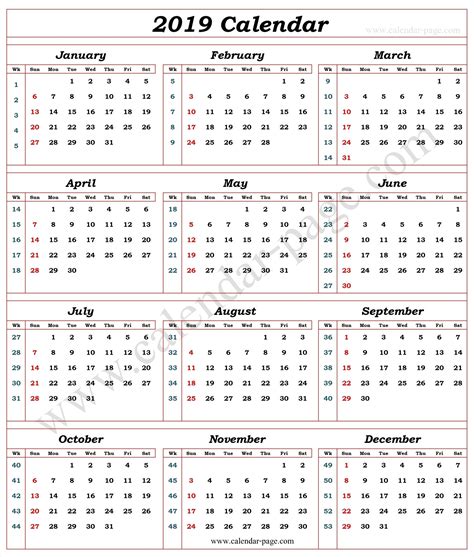 Calendar Week By Week Month Calendar Printable
