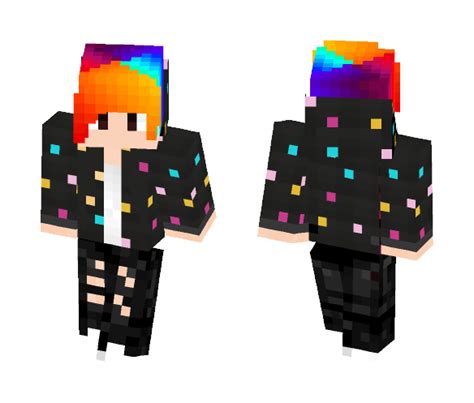 Download Rainbow Boy Minecraft Skin For Free Superminecraftskins