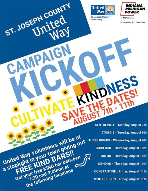 Campaign 2024 Kickoff St Joseph County United Way