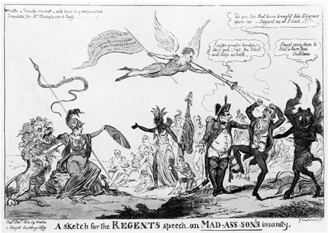 War Of 1812 Cartoon Na Sketch For The Regents Speech On Mad Ass