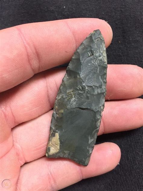 Vanc Paleo Fluted Clovis Point Killer Piece Arrowhead Indian Artifact
