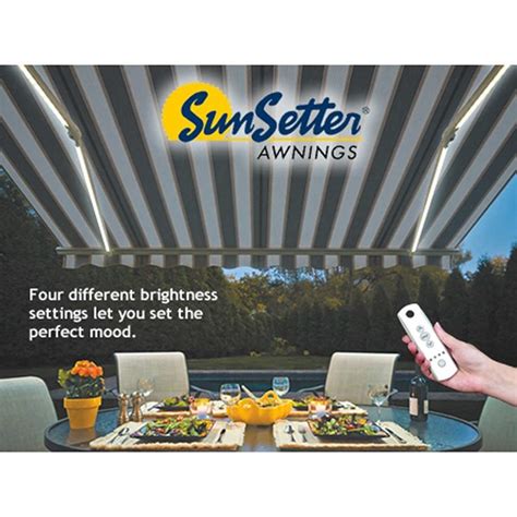 Sunsetter Dimming Led Awning Lights In 2021 Awning Lights Awning