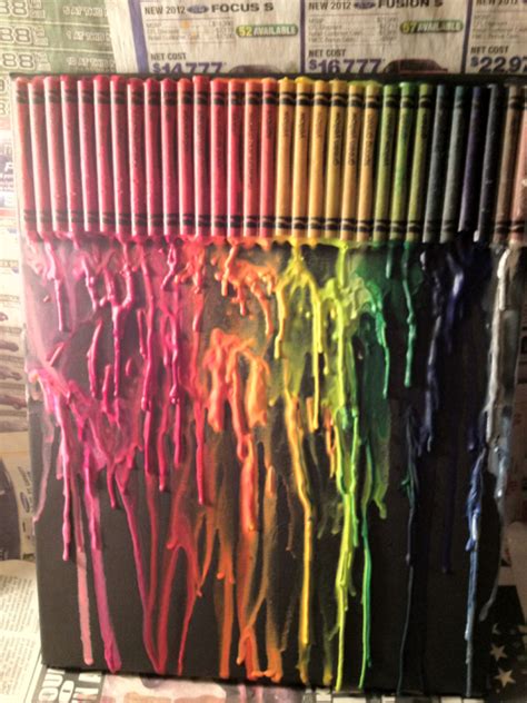 Crayon Melting Art On Tumblr