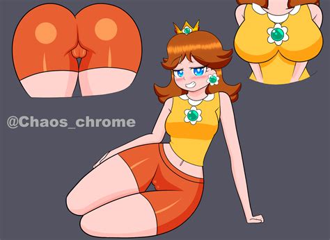 Princess Daisy By Chaoschrome Hentai Foundry