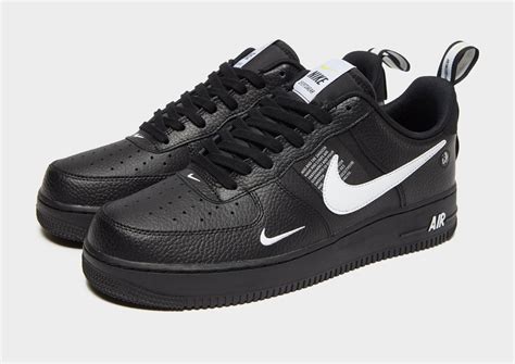 Nike Leather Air Force 1 07 Lv8 Utility Low In Black White Black For Men Lyst