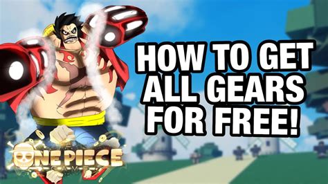 Aopg How To Get All Gears For Free A One Piece Game Roblox Youtube