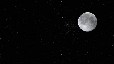 Full Moon With Stars And Stock Footage Video 100 Royalty Free