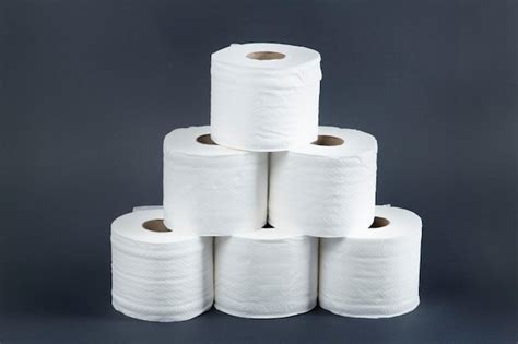 Free Photo Stack Of Toilet Paper Rolls