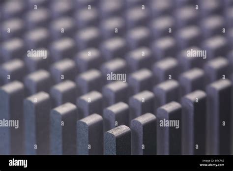 Close Up Of A Computer Motherboard Heatsink Stock Photo Alamy