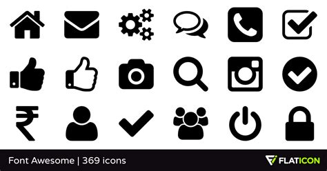 365 Free Vector Icons Of Font Awesome Designed By Dave Gandy Free