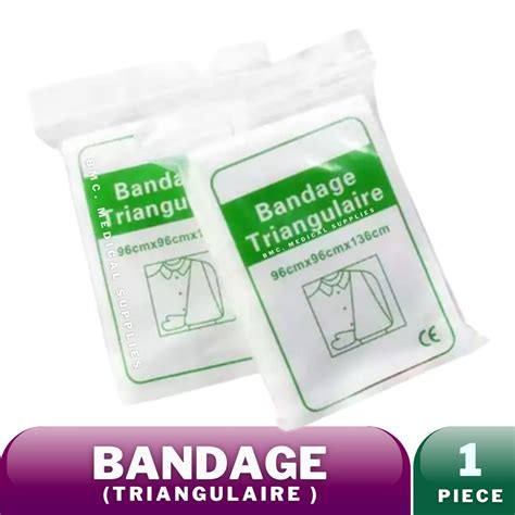Triangular Bandage Tips 96cm X 96cm X 136cm Shopee Philippines