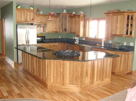 Have natural hickory cabinets and brown tile floor. 10 best Granite images on Pinterest | Granite countertops ...